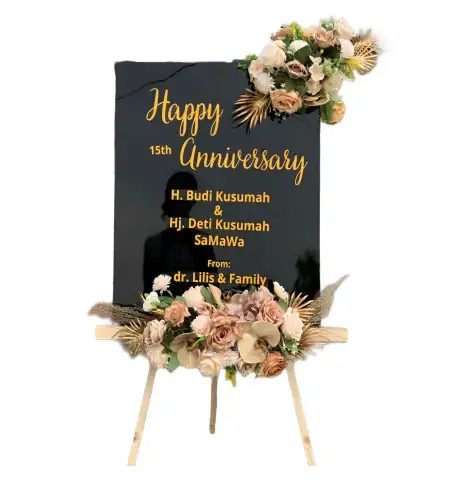 Papan Bunga Akrilik Bangunharjo