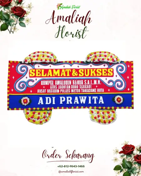Papan Bunga Ucapan Selamat Bangunharjo